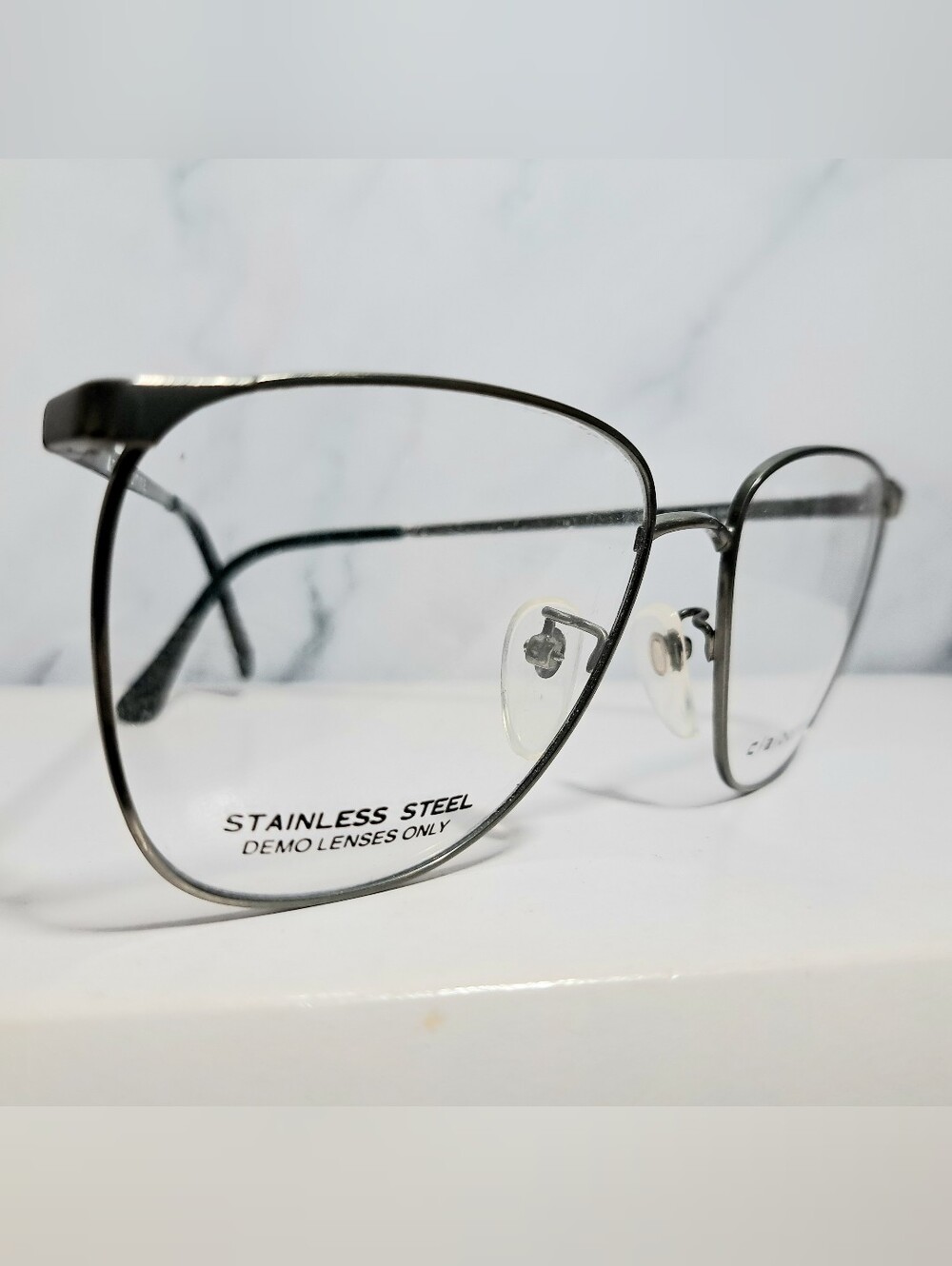 Vintage Liz Claiborne Women Oversized Metal Eyeglass Frame Glasses 54'15-140 - Picture 2 of 6